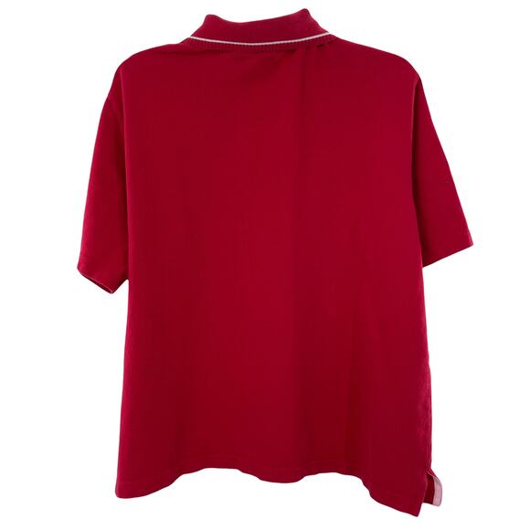 VINTAGE DISNEY Mickey Mouse Red Polo Shirt Collared Heart Embroidered 18/20W - Picture 2 of 8